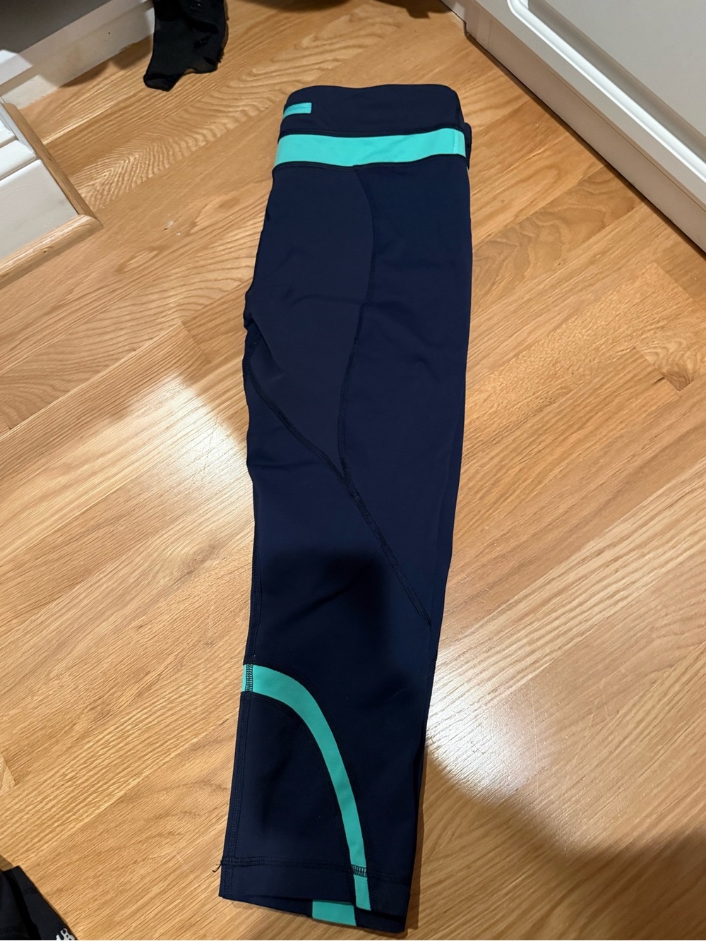 lululemon athletica Run Inpire Navy & Teal Leggings